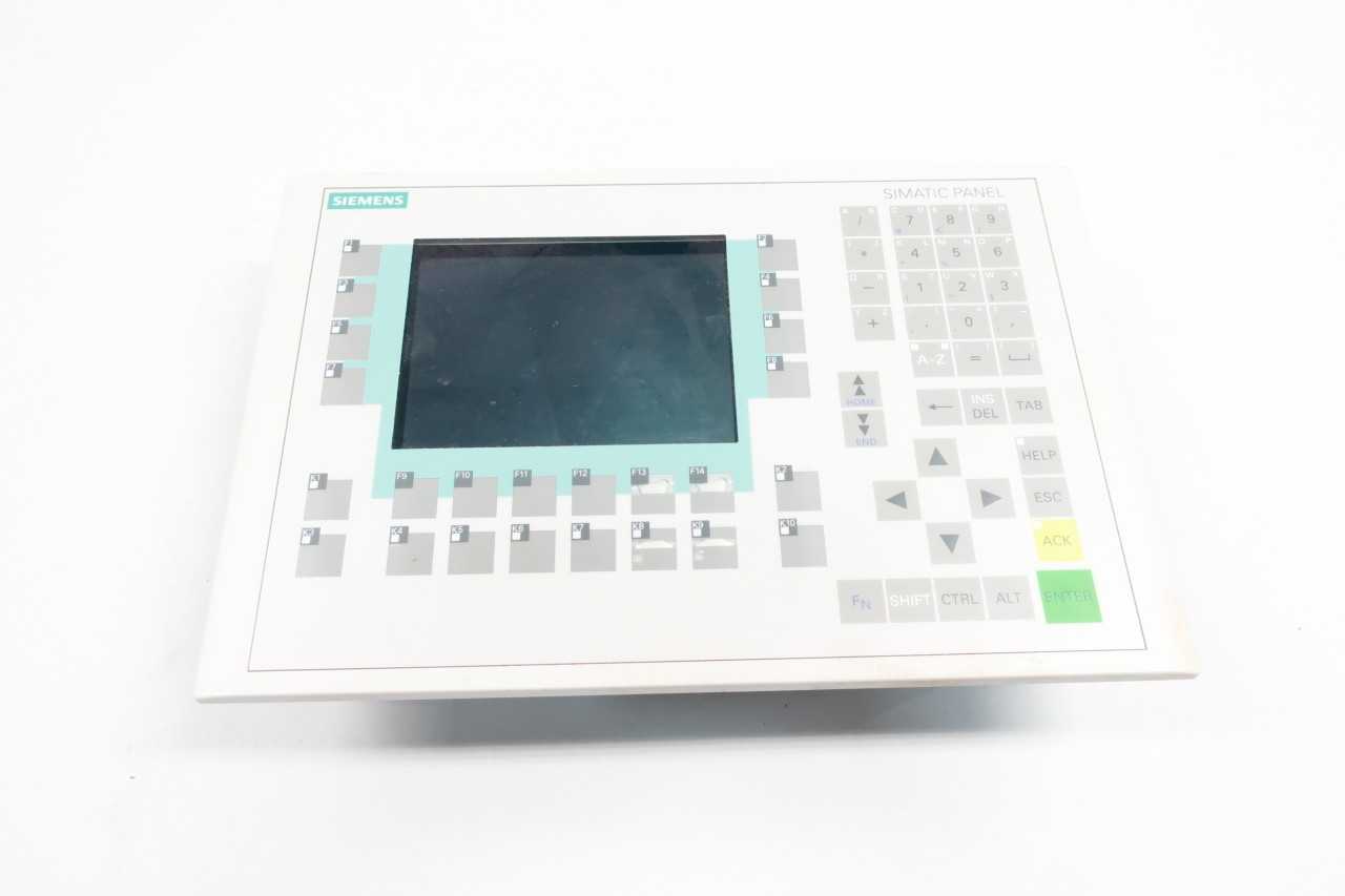 SIEMENS 6AV6 542-0CA10-0AX0 OPERATOR INTERFACE PANEL - AUTOMATION & CONTROLS SIEMENS 6AV6 542-0CA10-0AX0 OPERATOR INTERFACE PANEL - AUTOMATION & CONTROLS