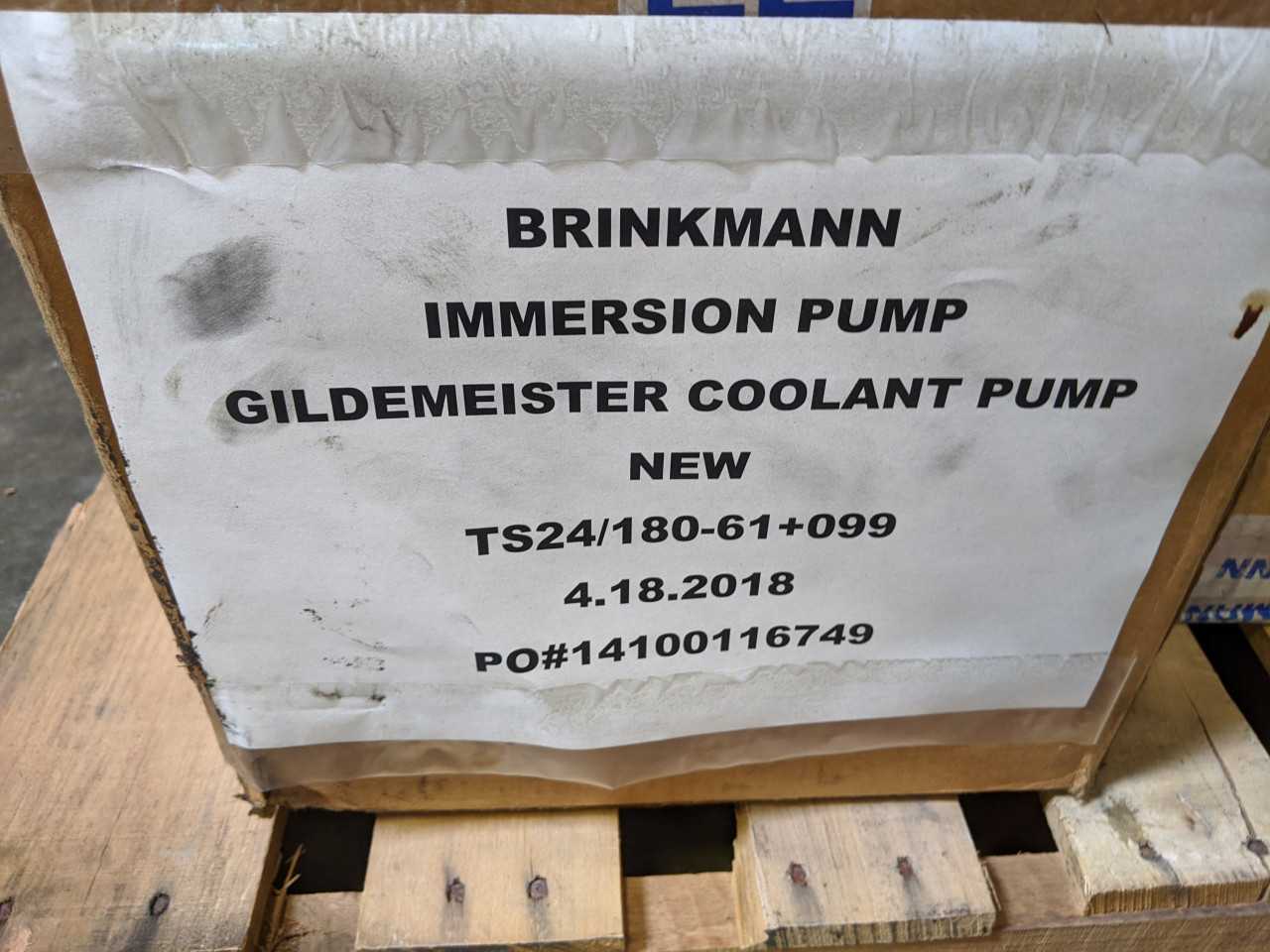 Brinkmann TS 24/180 Immersion Pump with Leeson 5.5HP AC Motor - PUMPS