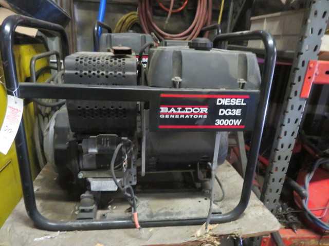 Baldor Diesel Generator Model DG 3E 3000 Watt - POWER GENERATORS