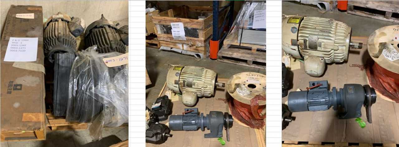 Various indirect material located the GM DMAX facility see attached list - INDUSTRIAL PARTS