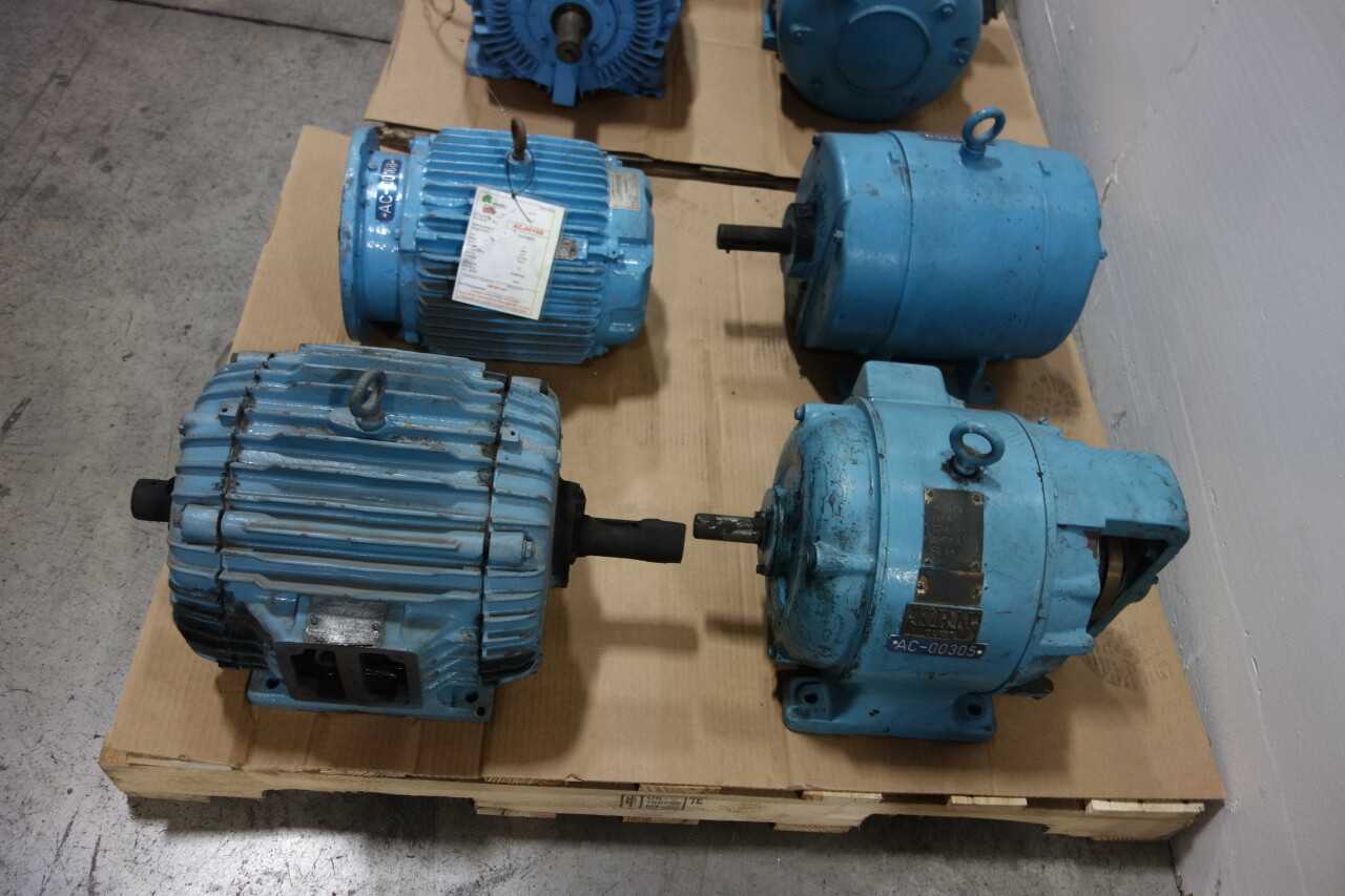 3 PALLETS OF ASSORTED ELECTRICAL MOTORS - ELECTRIC MOTORS