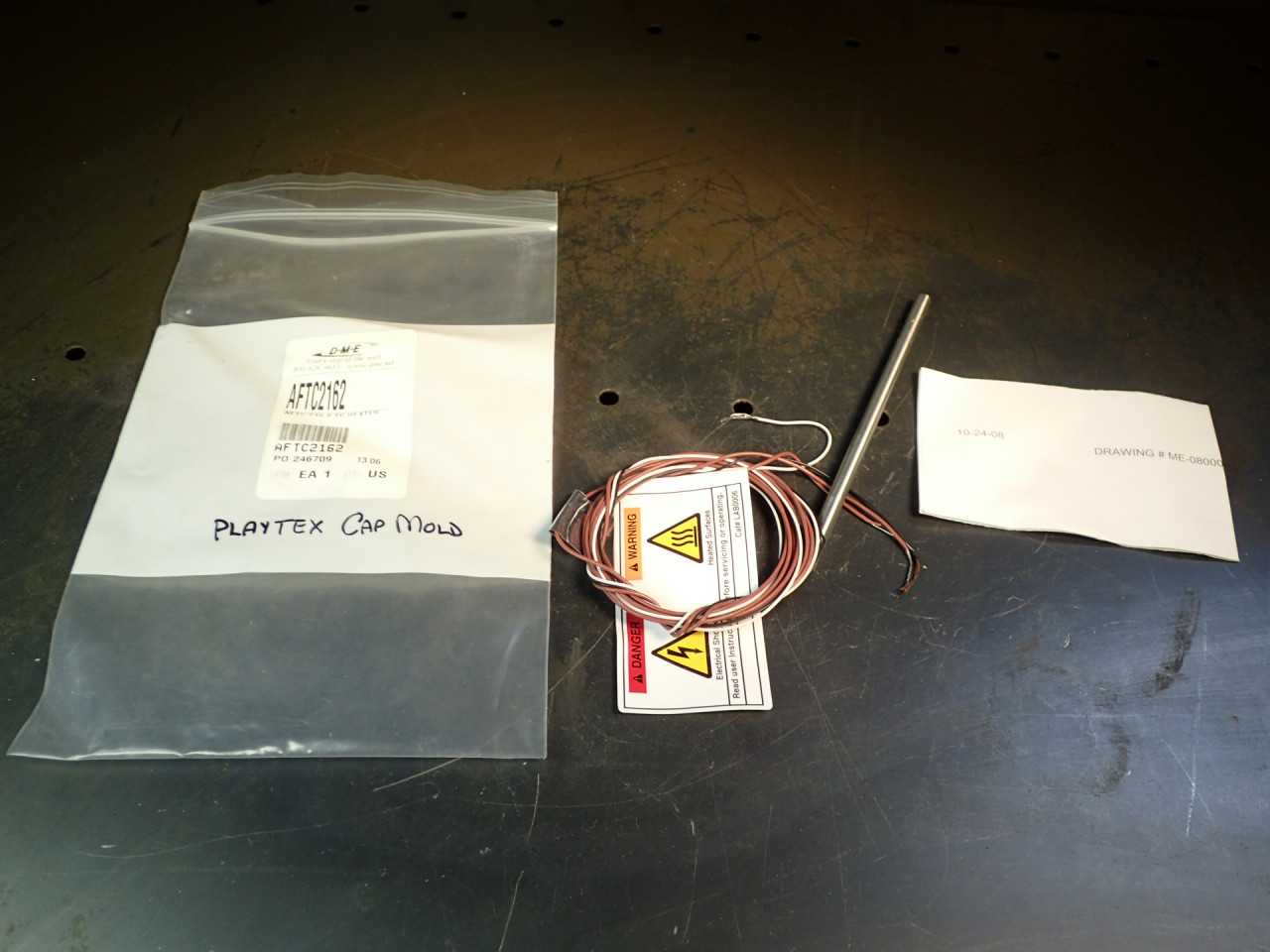 DME AFTC2162 Thermocouple Probe Heater: 240V, 350W, 5.75" Length, NEW! - ELECTRICAL COMPONENTS