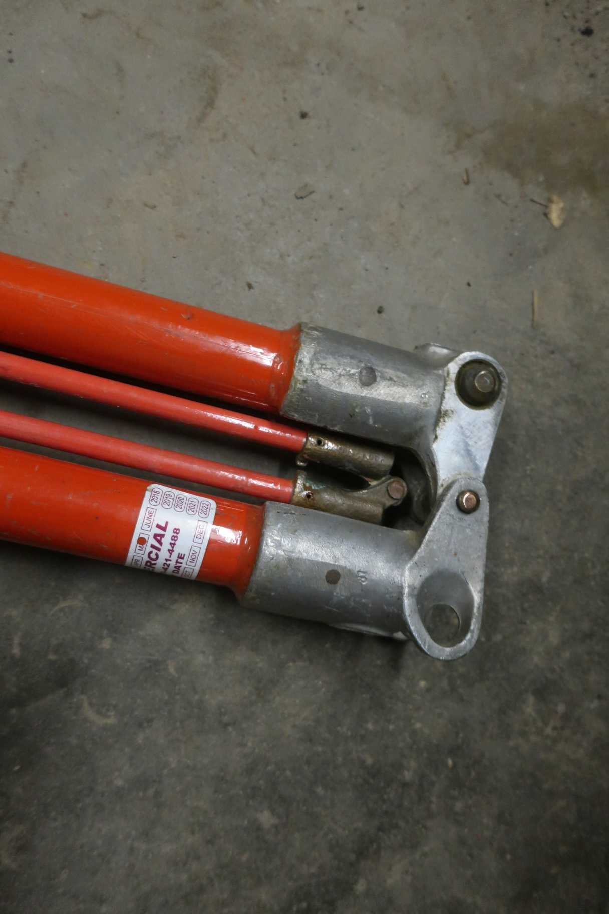 LOT OF 10 ASSORTED HIGH VOLTAGE EQUIPMENT, HOT STICKS, EXTENSIONS - ELECTRIC POWER TOOLS