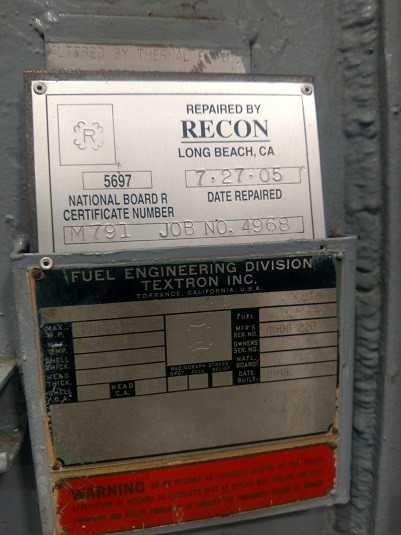 TEC Autoclave 10' X 50' 650 Degree, 210 PSI - PROCESS EQUIPMENT