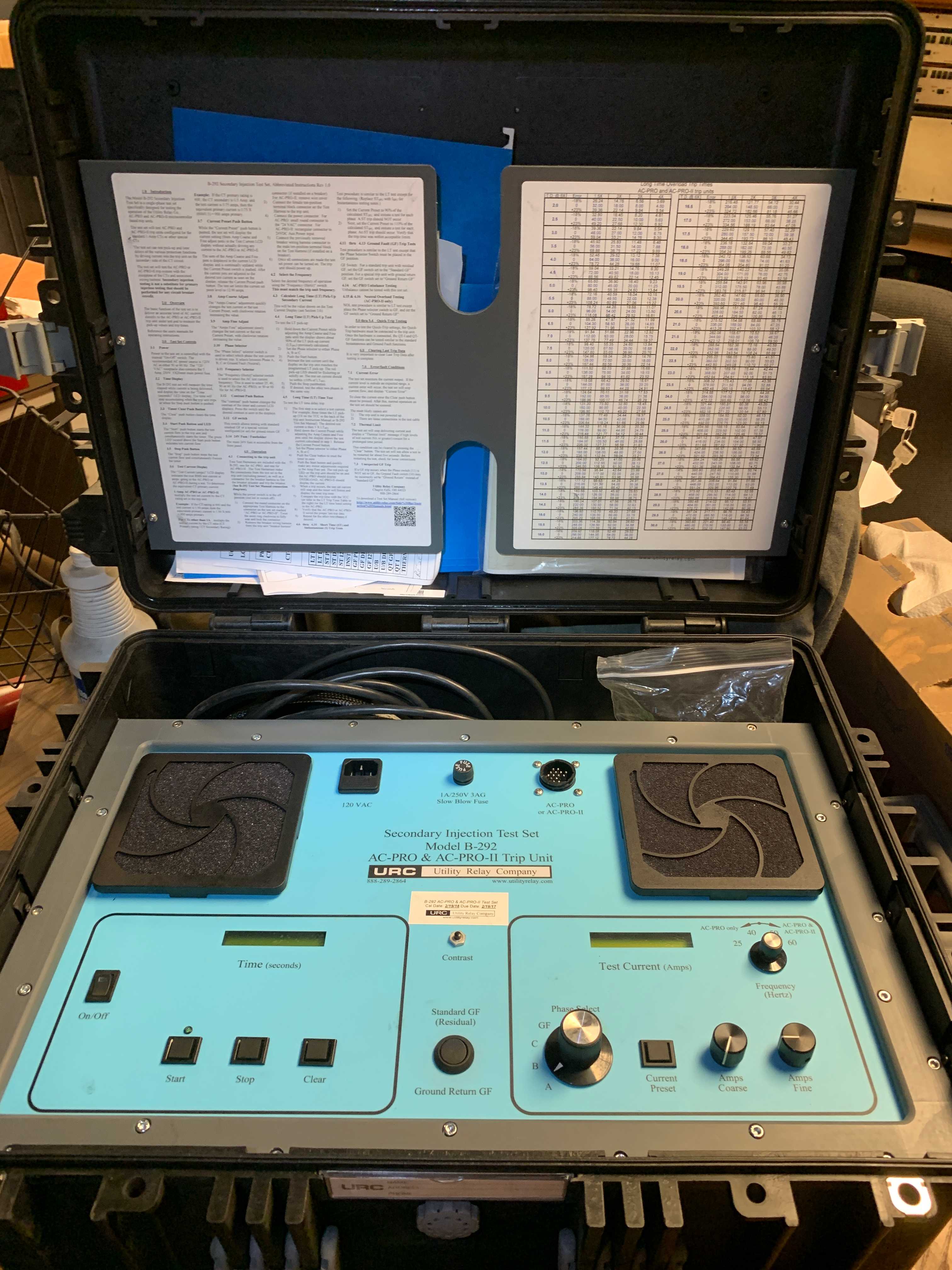 SECONDARY INJECTION TEST SET - LAB & SCIENTIFIC