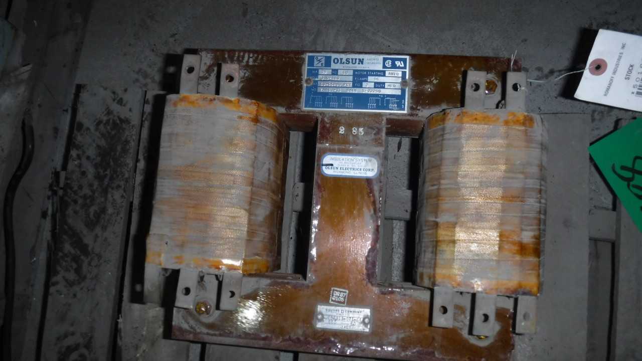 75 HP Olsun Auto Transformer - CONTROL TRANSFORMERS