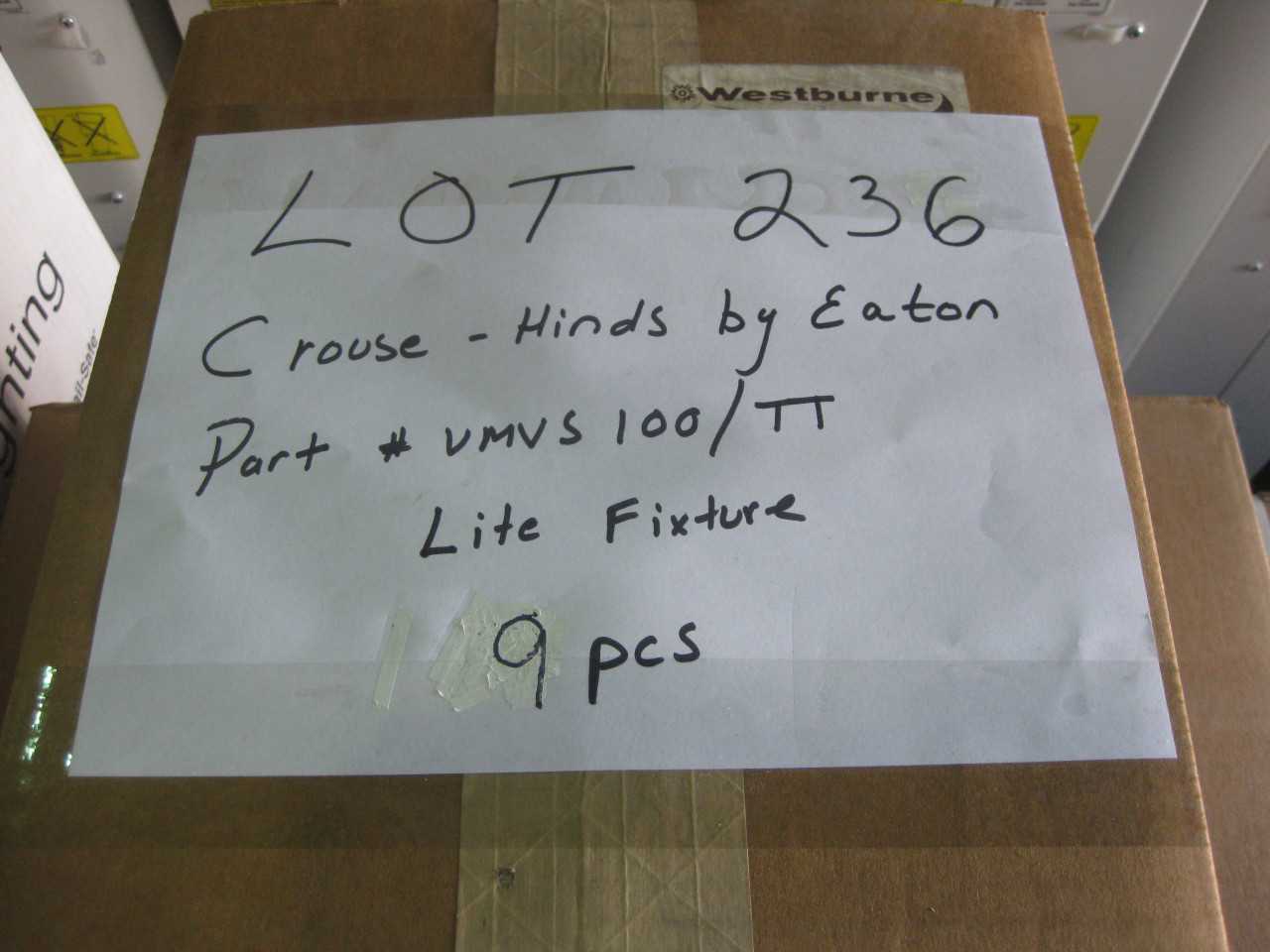 COOPER FIXTURS LIGHTING VMVS100/TT (QTY. 9) - LIGHTING