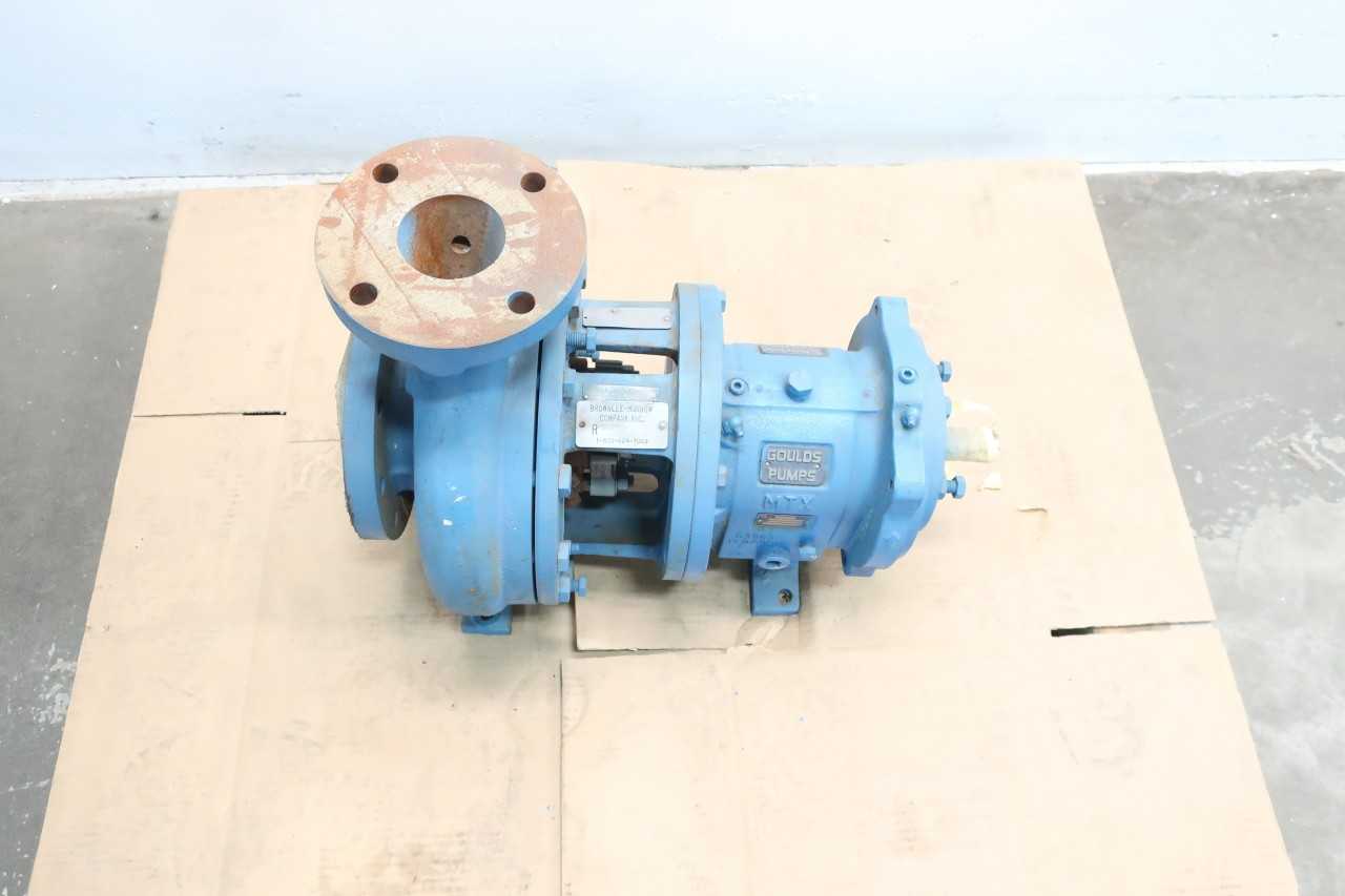 GOULDS 3196 MTX 3X4-10 IRON 3IN 300GPM 73FT 10IN 1-1/8IN 4IN CENTRIFUGAL PUMP - CENTRIFUGAL PUMP