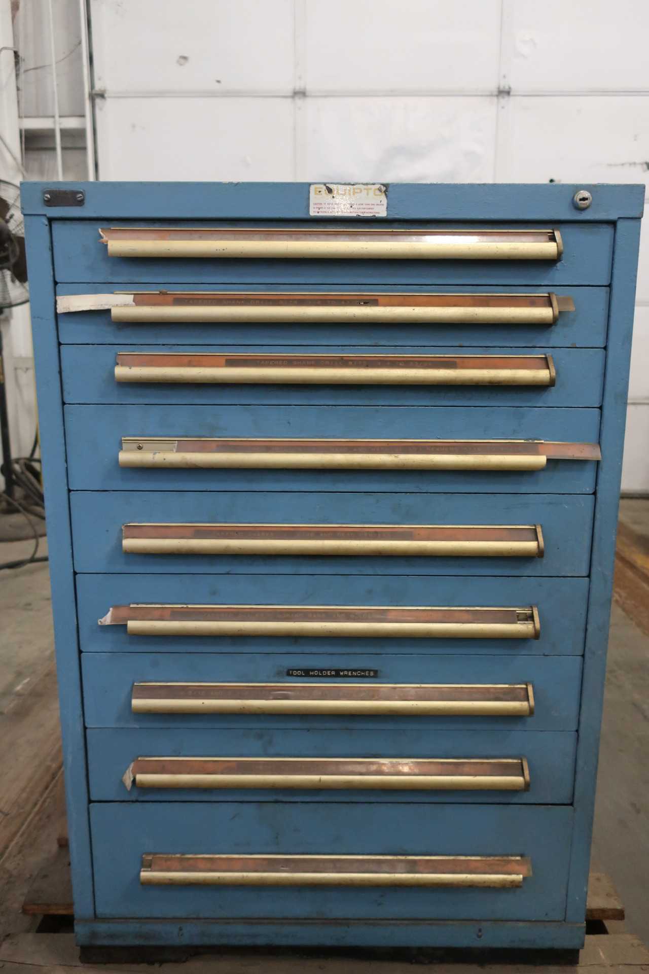 EQUIPTO 9 DRAWER STEEL TOOL BOX - TOOL STORAGE