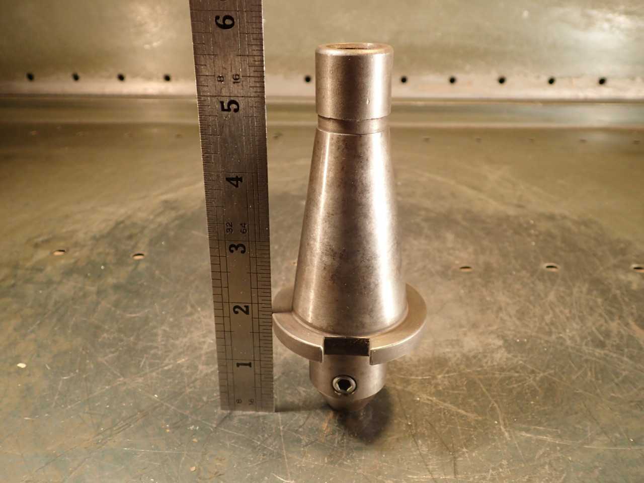 Brown & Sharpe 3/8" End Mill Tool Holder: 1-1/2" Projection, NMTB-40 Taper Shank - MACHINING ACCESSORIES & TOOLING