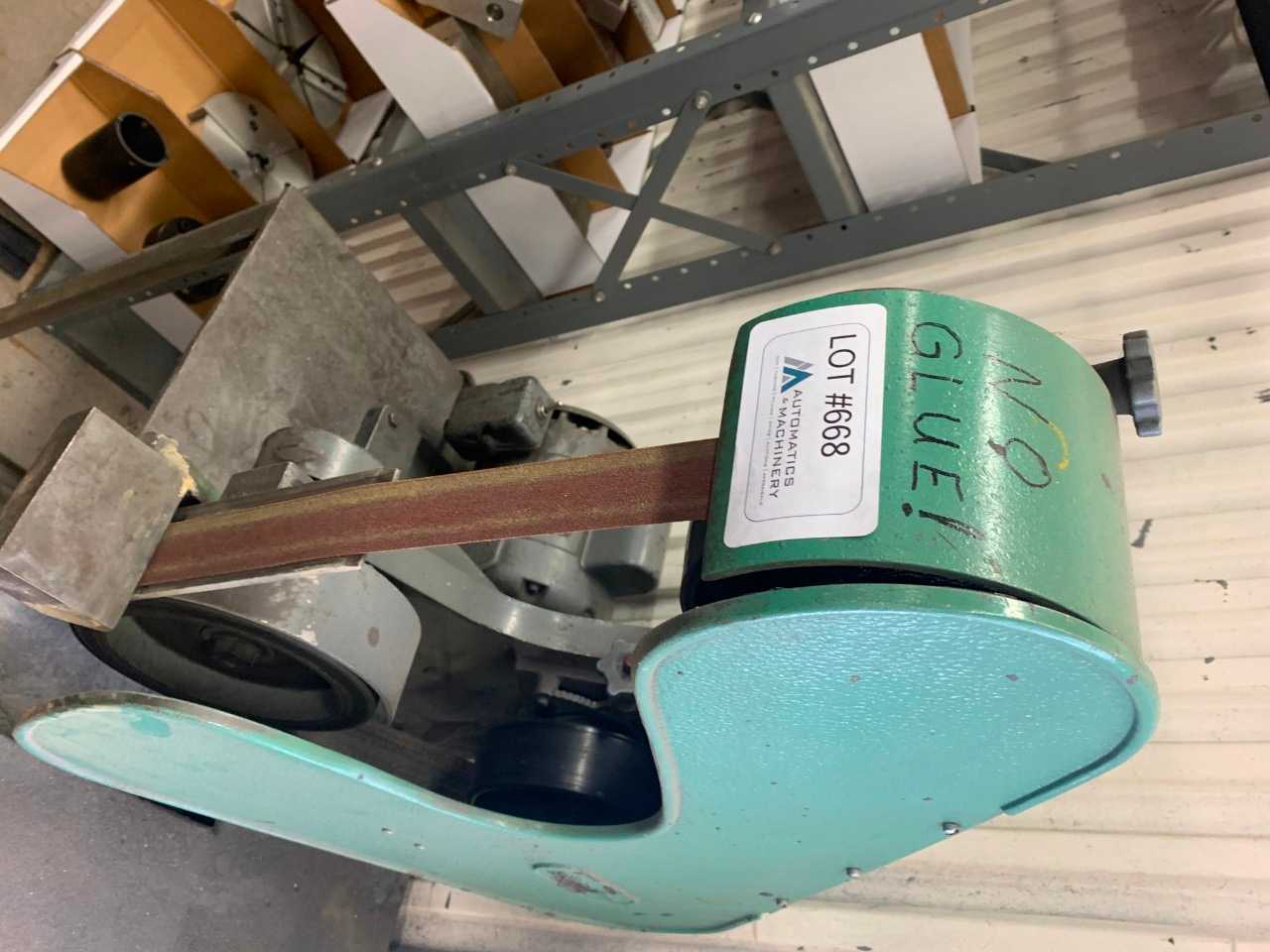 Vertical Belt Grinder - GRINDING MACHINES