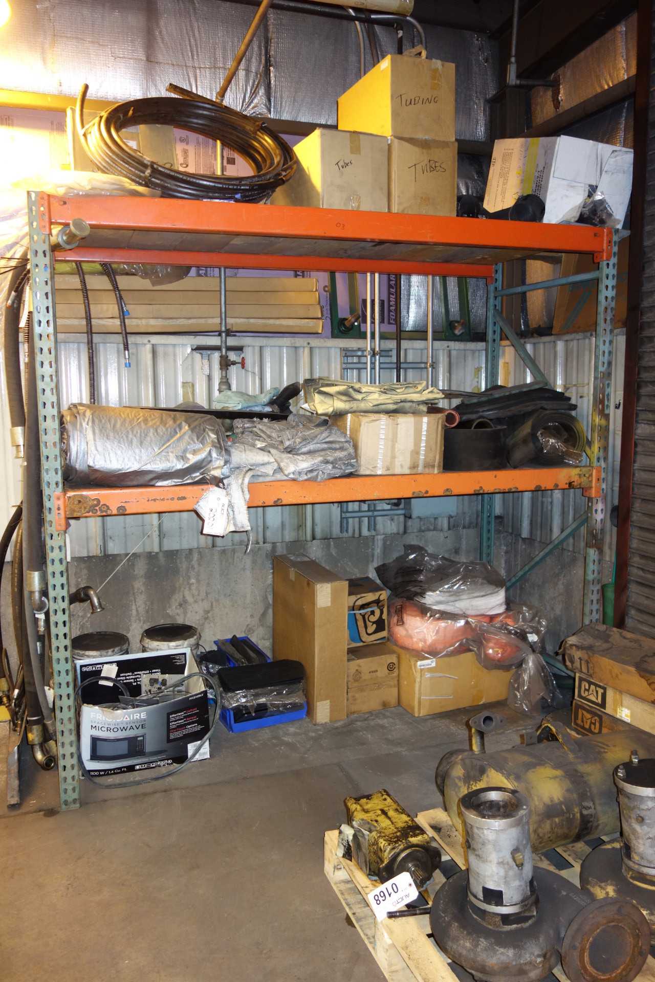2 SECTIONS OF STEEL RACKING - PALLET RACKING