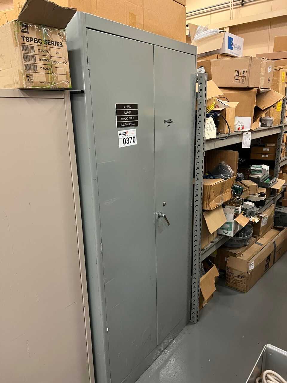 Cabinet with contents - electrical parts - ELECTRICAL COMPONENTS