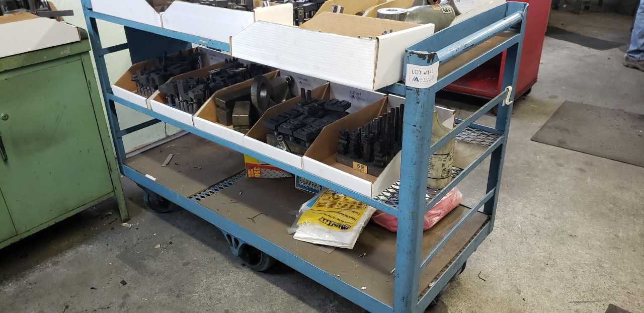 Long 3 Shelf Mobile Cart - Contents Not Included - MATERIAL HANDLING Long 3 Shelf Mobile Cart - Contents Not Included - MATERIAL HANDLING