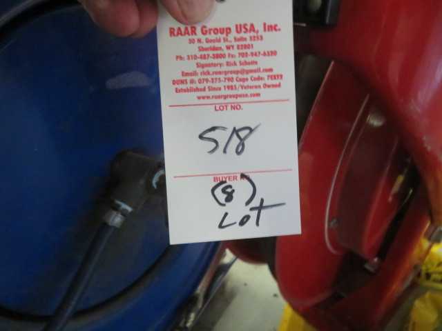 Air Hose Coil Reels (8) Lot - MISCELLANEOUS