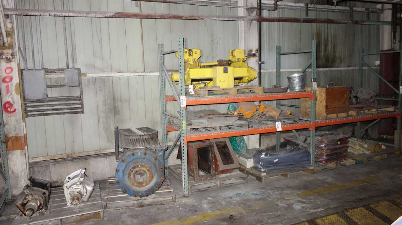 CONTENTS OF 2X SECTIONS RACKING  (EXCLUDING 700, 701) - PALLET RACKING