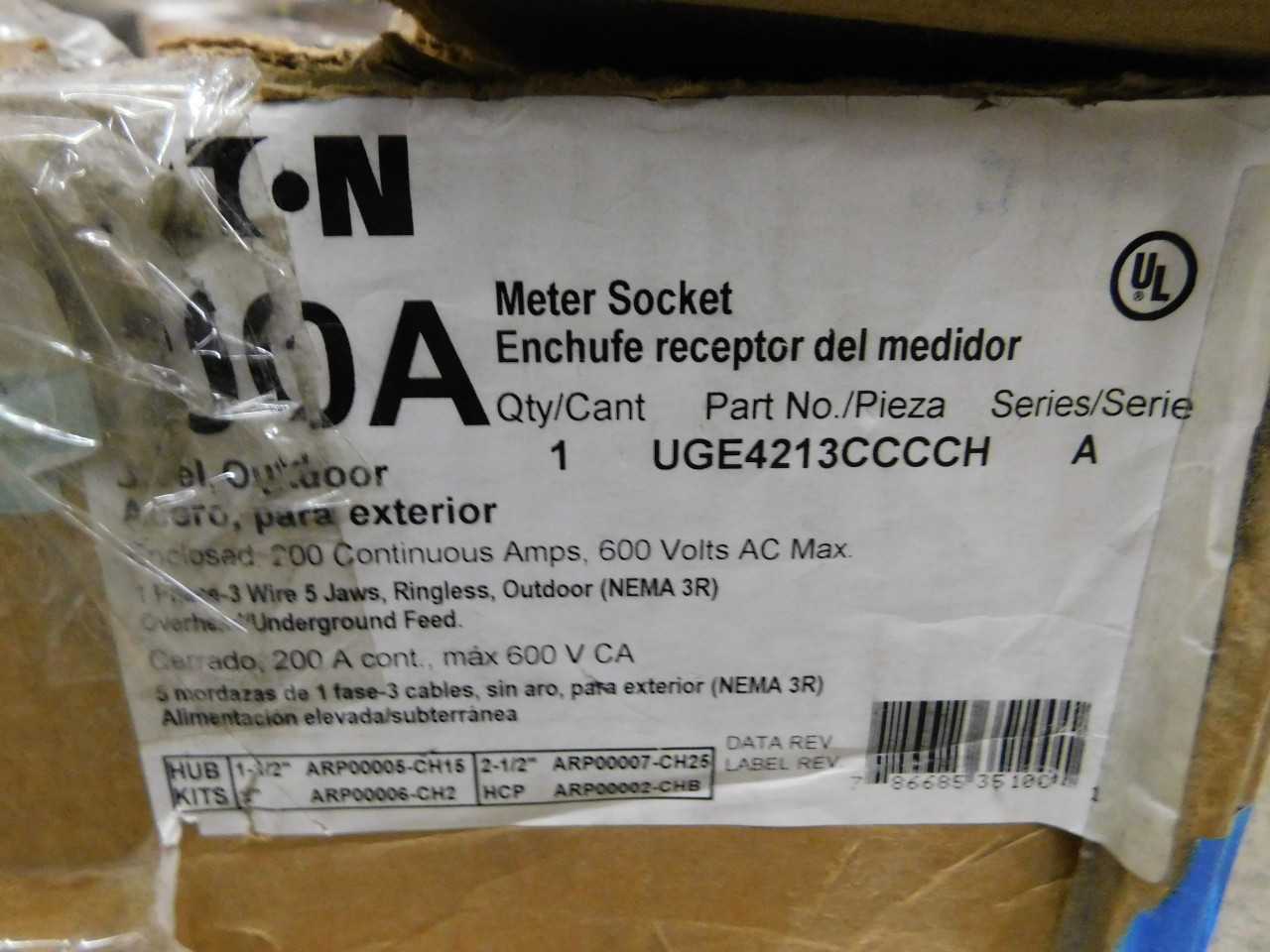 Lot of 1 Meter Socket - INDUSTRIAL PARTS