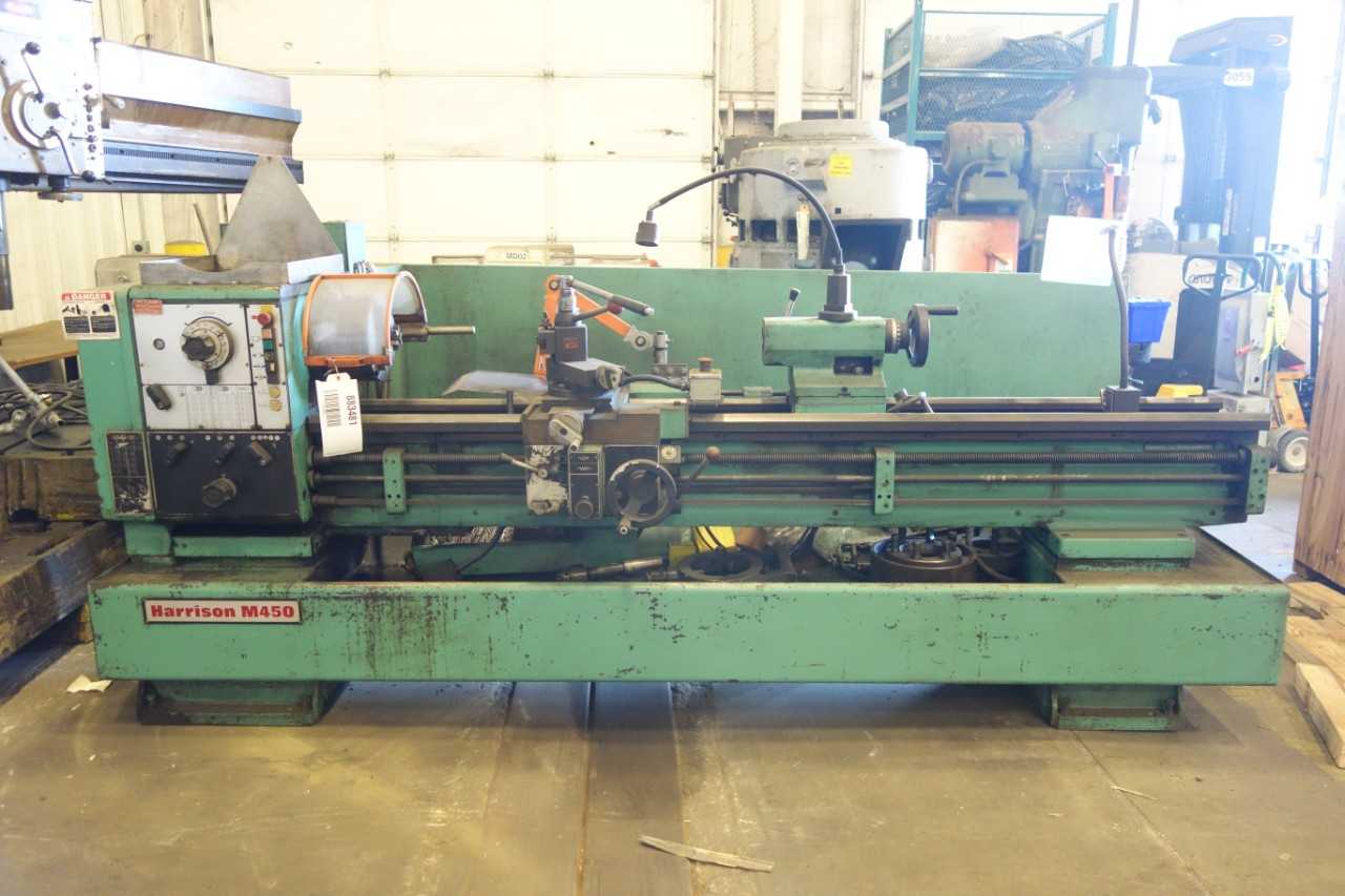 HARRISON M450 GAP BED ENGINE LATHE - LATHES