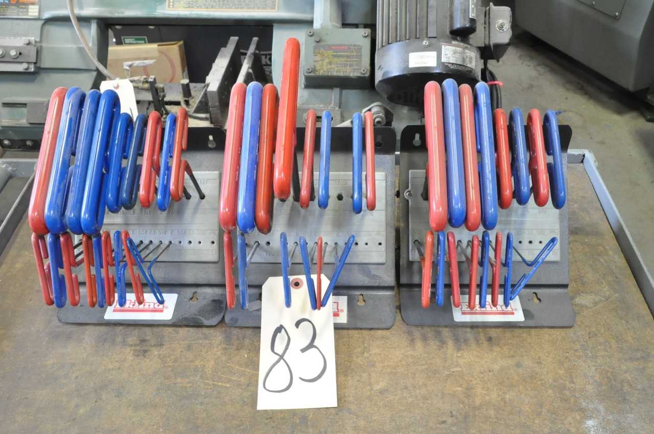 Lot-(3) Section Stands of T-Handle Allen Wrenches - HAND TOOLS
