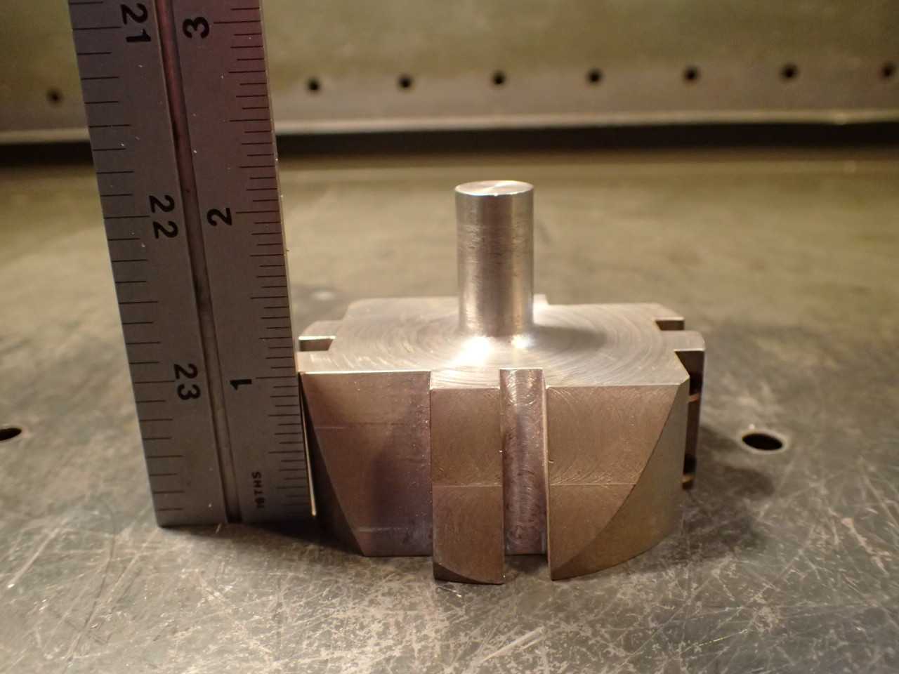 2-3/4" Face Mill Milling Cutter 1/2" Straight Shank 4-Groove 1/4" Tool Steel Bit - HOLEMAKING TOOLS