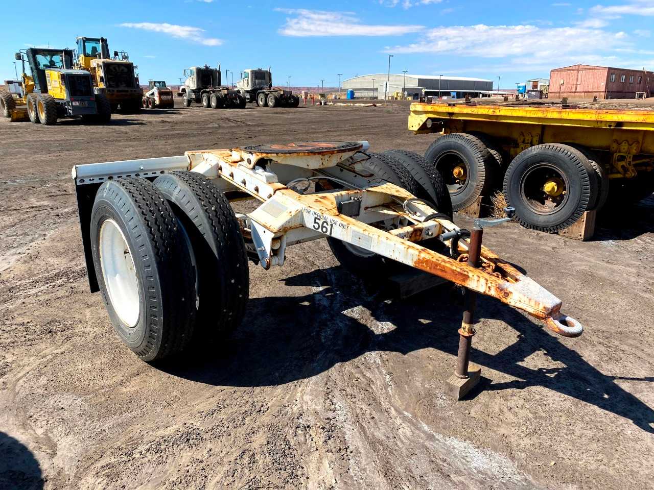 1989 Fruehauf EL-FL1-W Single Axle Dolly Trailer - TRAILERS