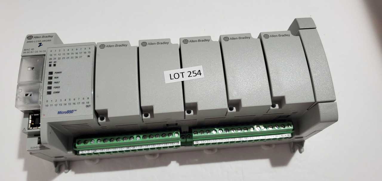 Allen Bradley Micro 850  2080-LC50-48QBB PLC - AUTOMATION & CONTROLS