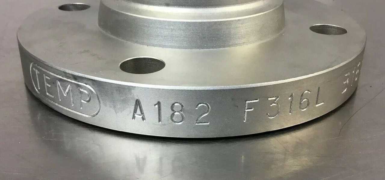 TEMP 3" Flanged Valve, Stainless Steel A182 F316L B16.5 3”-150# - New Open Box Item - VALVES