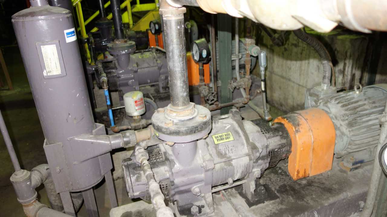 LOT OF 3 NASH XL35/7 VACUUM PUMPS 10HP 230/460V MOTOR - ELECTRIC MOTORS