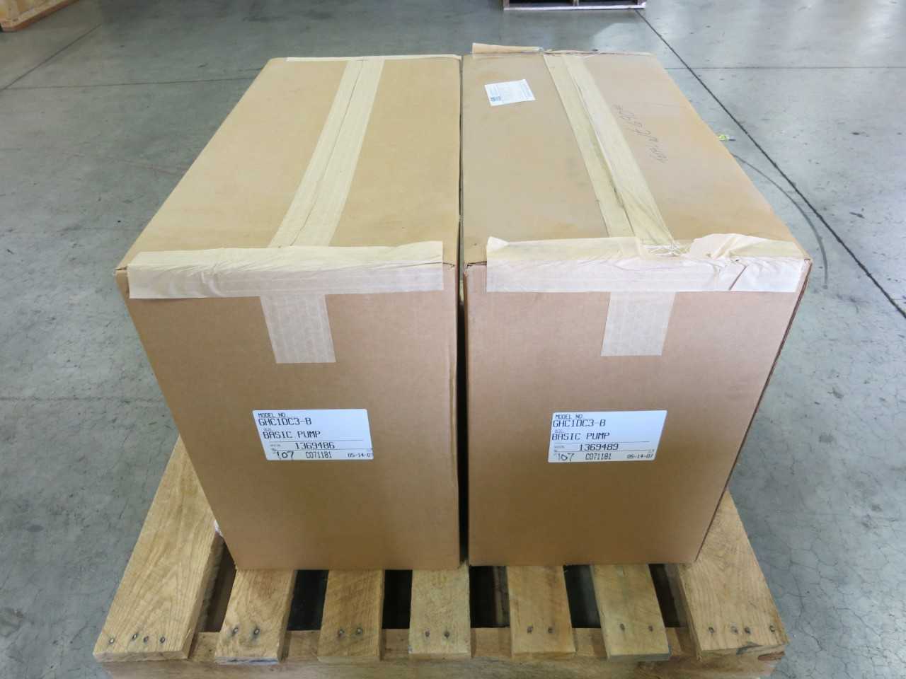 LOT OF 2 GORMAN-RUPP GHC1DC3-B POSITIVE DISPLACEMENT PUMP 1IN NPT - PUMPS