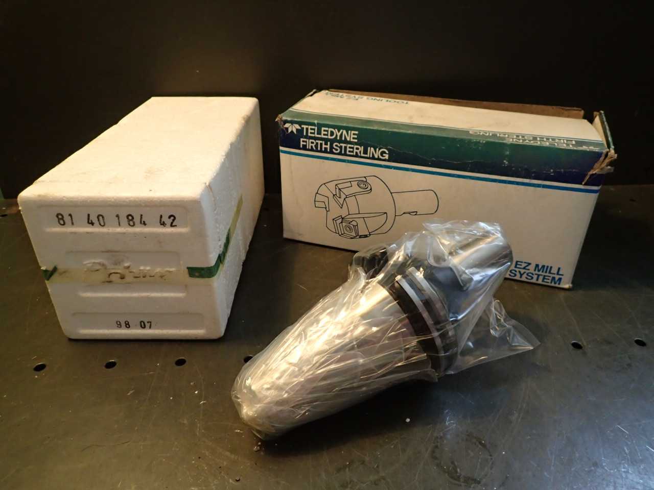 NEW! Teledyne EZ Mill Jacobs Taper #5 Chuck Arbor, JT5 CAT-50 Taper Shank - MACHINING EQUIPMENT