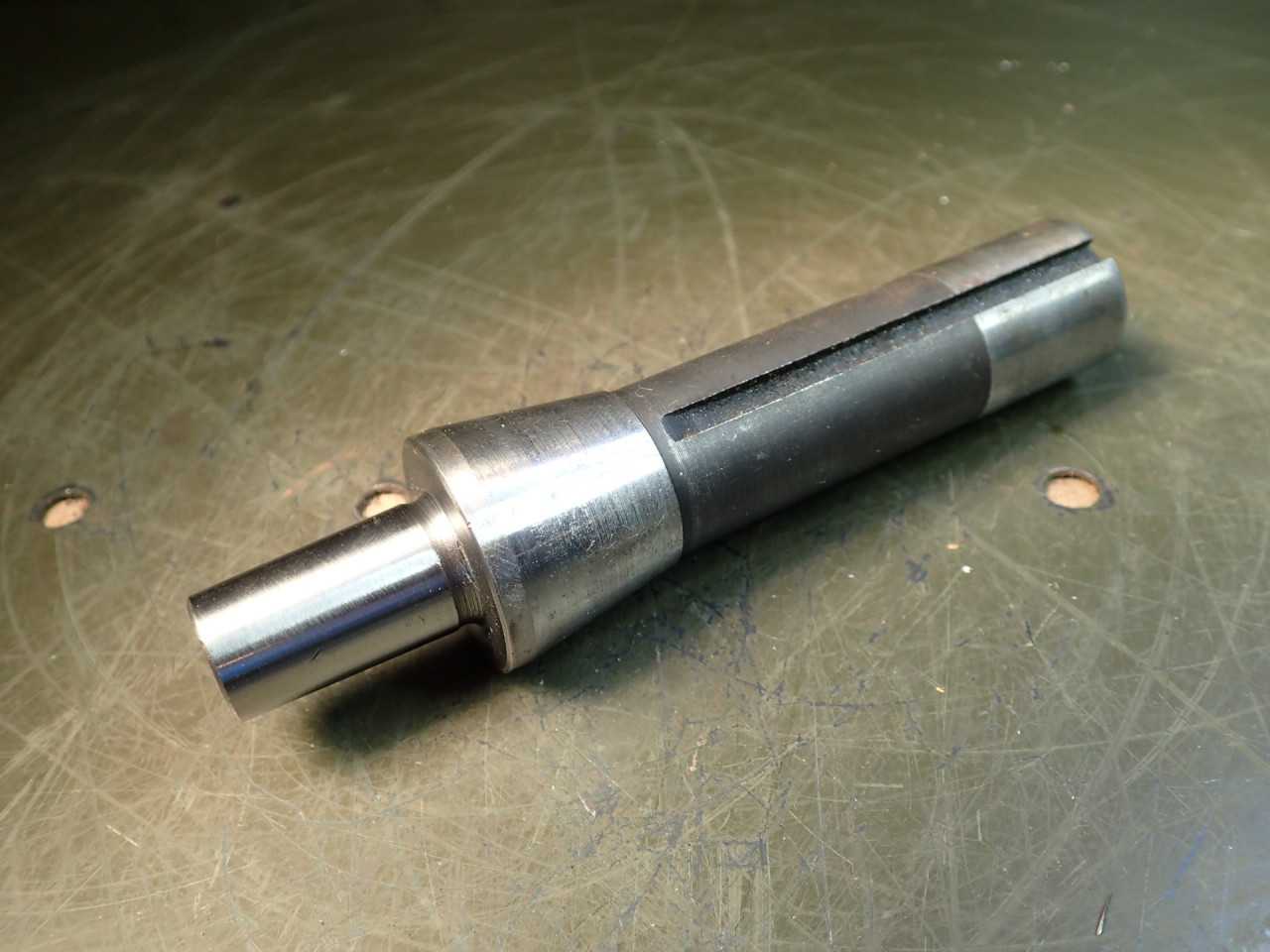 Drill Chuck Arbor: Jacobs Taper 6JT, R-8 Shank, Used in Good Condition, JT6 - HOLEMAKING TOOLS