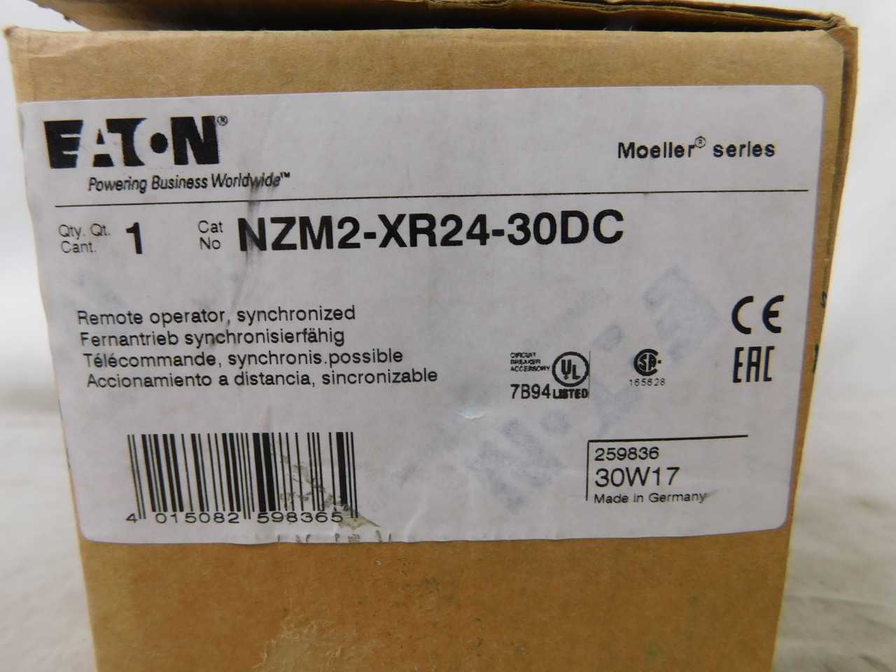 Eaton NZM2-XR24-30DC Remote Operator - AUTOMATION & CONTROLS