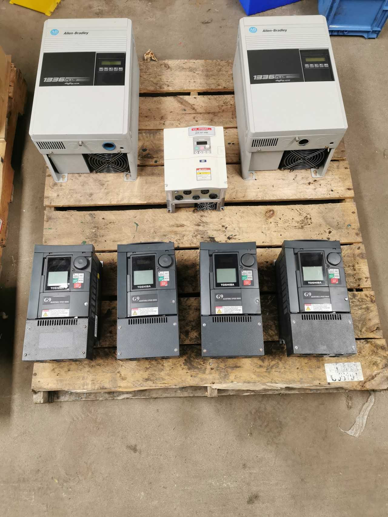 Lot of Variable Frequency Drives - INDUSTRIAL PARTS