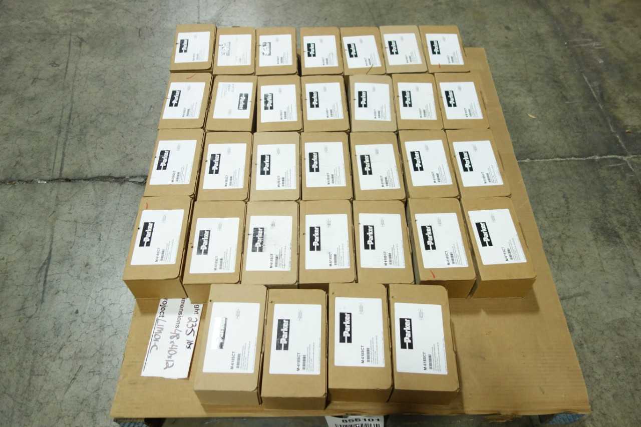 PALLET OF PARKER M-618SCT 2-VALVE BLOCK AND BLEED MANIFOLD ASSEMBLIES - VALVES