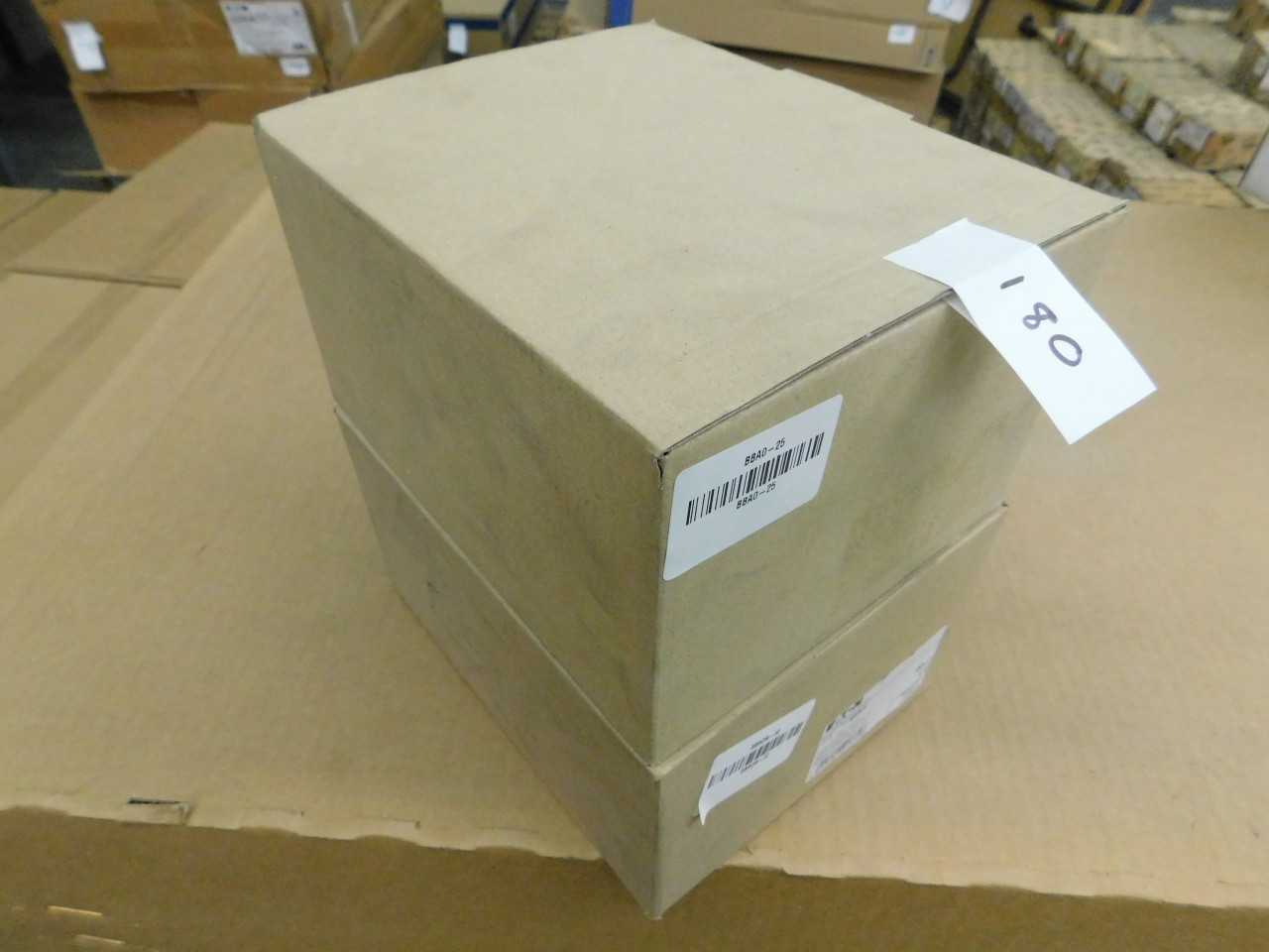Lot of 1 Box of 2 Qty, 1 Box of 4 Qty Busbar Adapters - ELECTRICAL COMPONENTS
