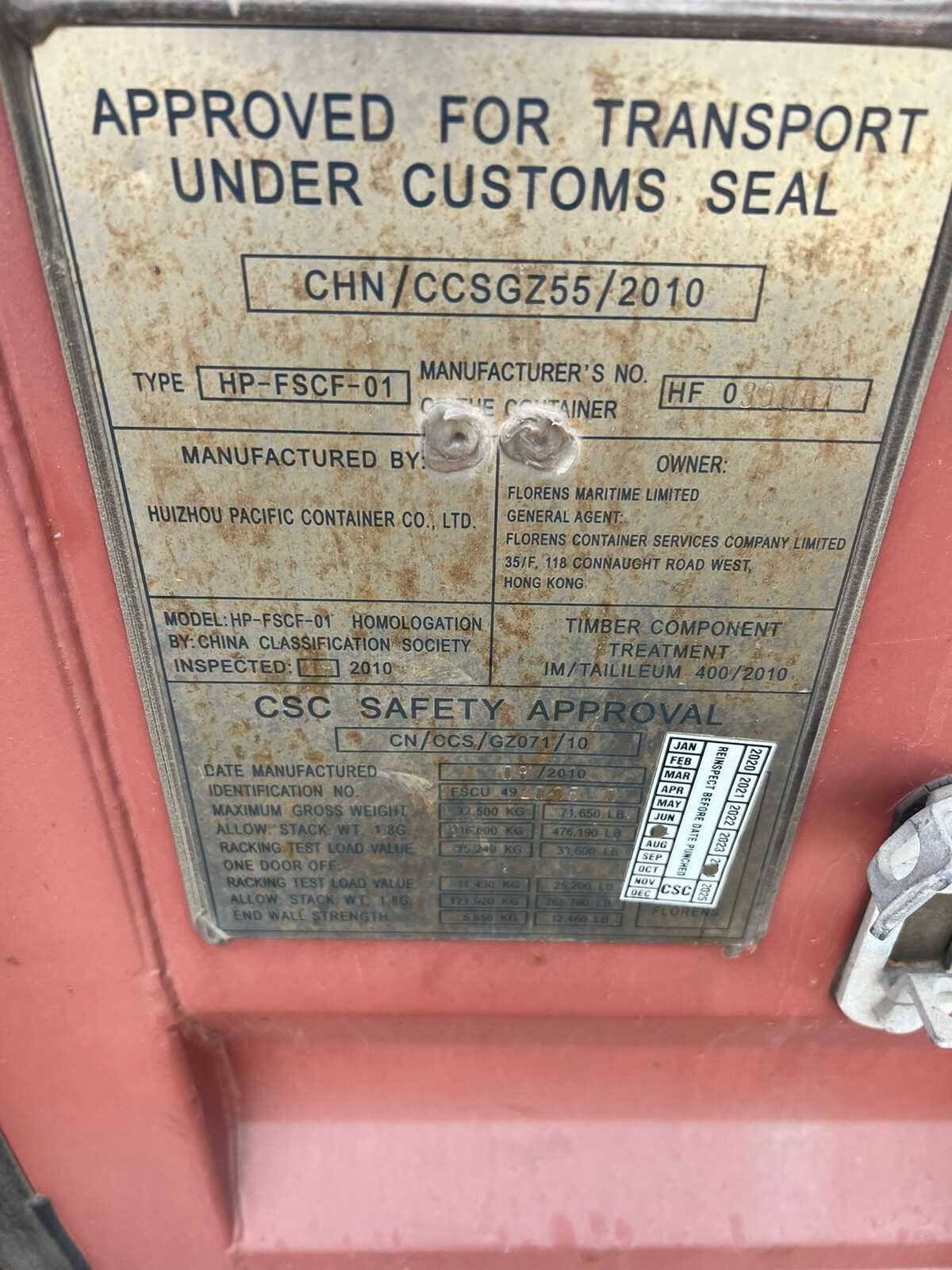 Container 40FT - INDUSTRIAL PARTS