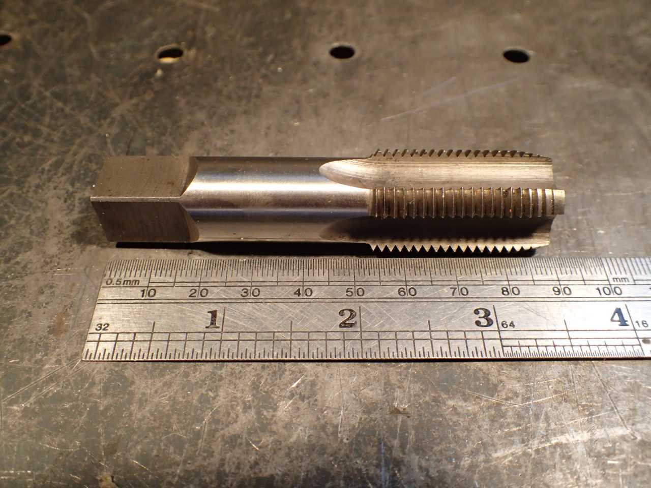 Wood & Spencer 1/2" -14 NPSF NPS Fuel Dryseal Straight Pipe Hand Thread Tap USA - MACHINING TOOLING & PARTS