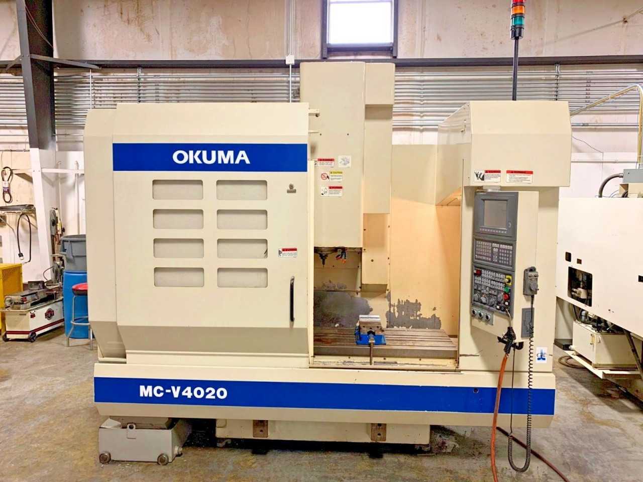 2002 Okuma MC-V4020 Vertical Machining Center - OSP 10M Control - DNC-B - VERTICAL MACHINING CENTERS 2002 Okuma MC-V4020 Vertical Machining Center - OSP 10M Control - DNC-B - VERTICAL MACHINING CENTERS
