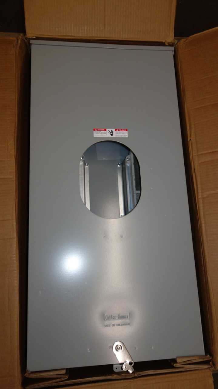 EATON CUTLER HAMMER CH8507K4 400A METER SOCKET PANEL - ELECTRICAL PARTS