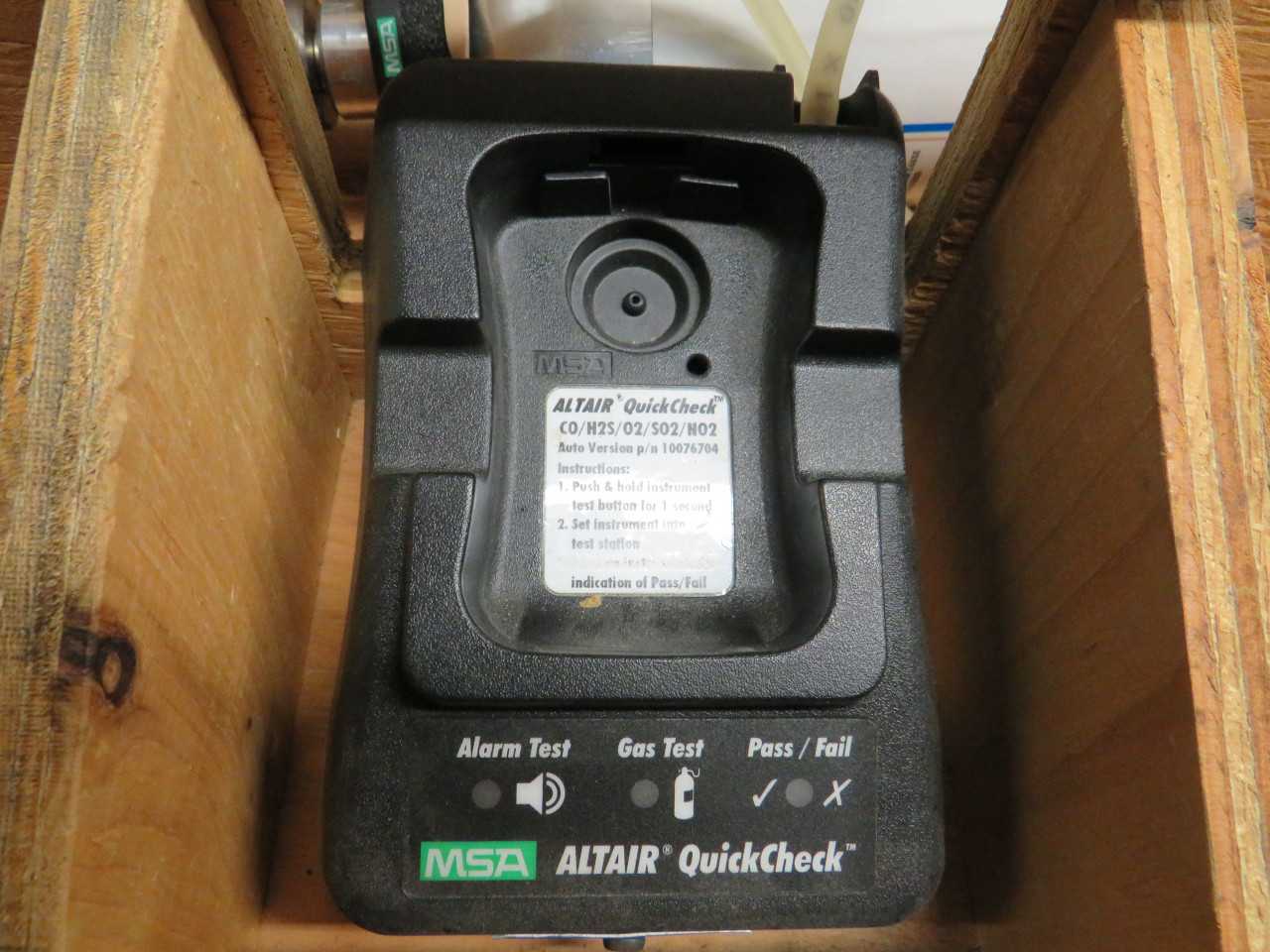 MSA CALIBRATION CHECK GAS KIT (HYDROGEN SULFIDE NITROGEN) - W/ ALTAIR QUICKCHECK - ELECTRIC POWER TOOLS