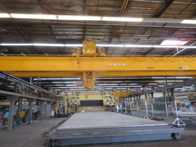 Bridge Crane, 75' Span, 90' Heavy Duty Rail W/ Vac u Lift - CRANES
