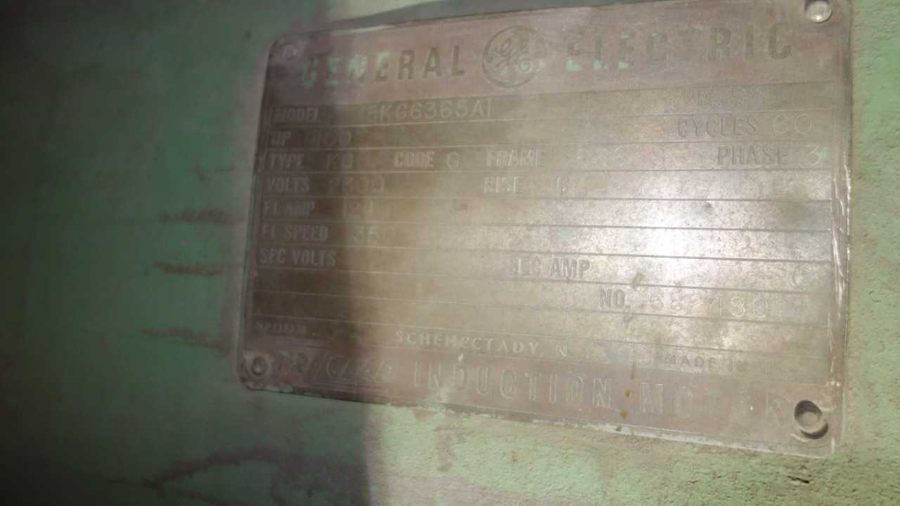 GENERAL ELECTRIC 6365S 150HP 2300V-AC INDUCTION MOTOR - ELECTRIC MOTORS