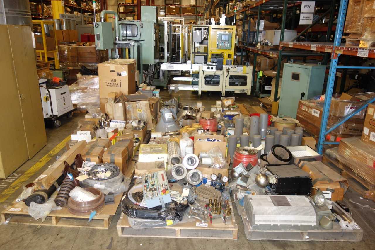 9 PALLETS ASSORTED INDUSTRIAL SURPLUS - ELECTRICAL COMPONENTS