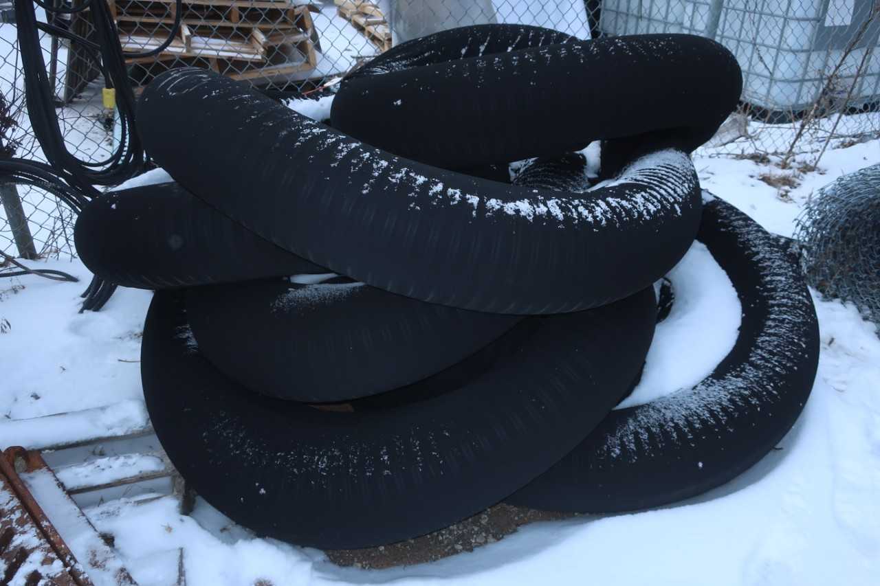 1 PALLET OF 8IN PLASTIC TUBING W/ SLEEVE - TRAILER MOUNTED EQUIPMENT
