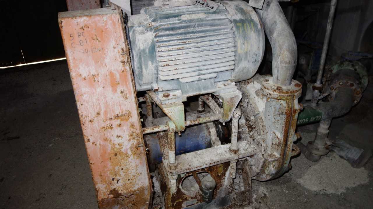 LOT OF 2 GALIGHER 50HP 460V-AC SLURRY PUMPS - ELECTRIC MOTORS