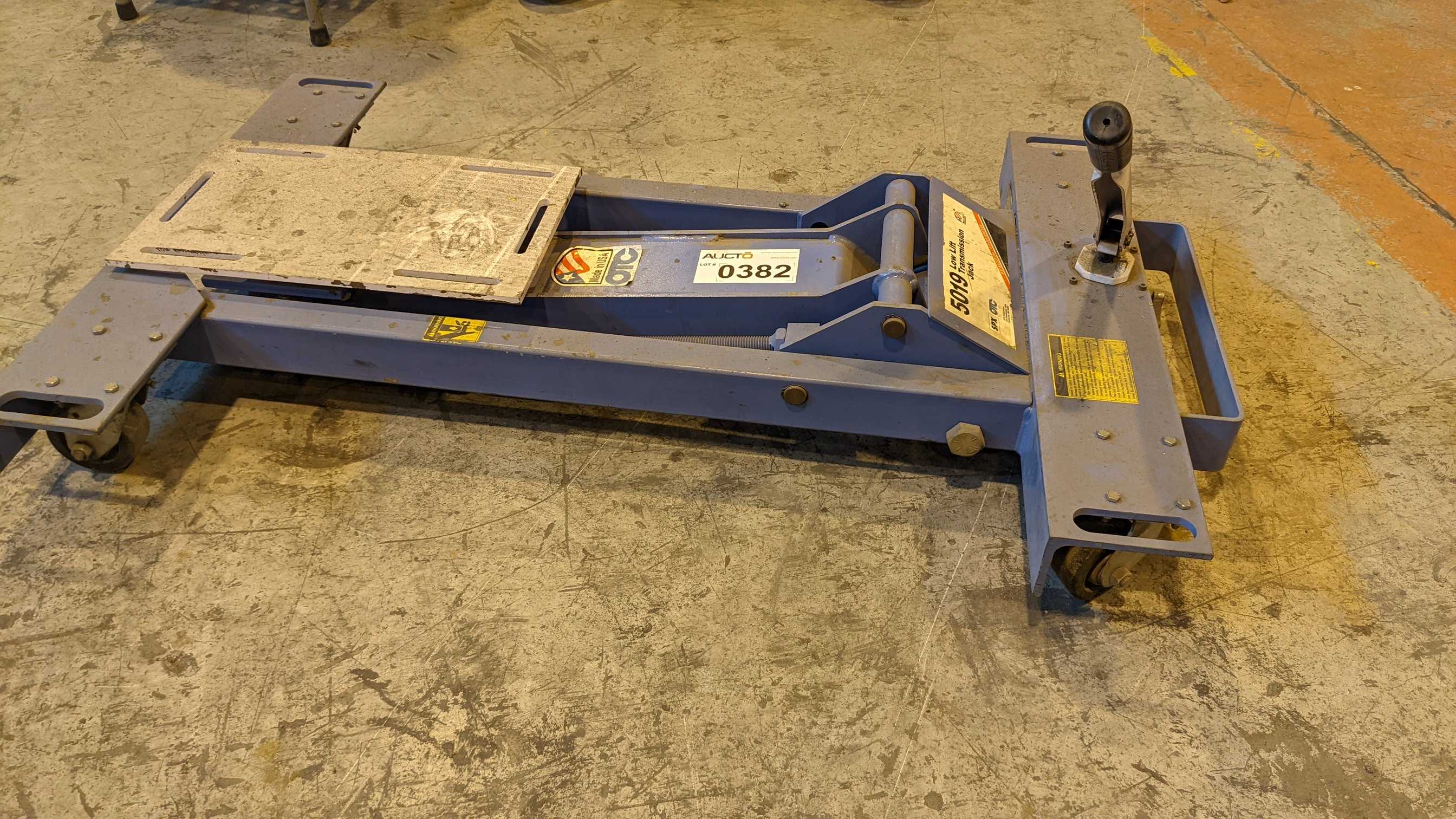 LOW LIFT TRANSMISSION JACK - HYDRAULIC PARTS