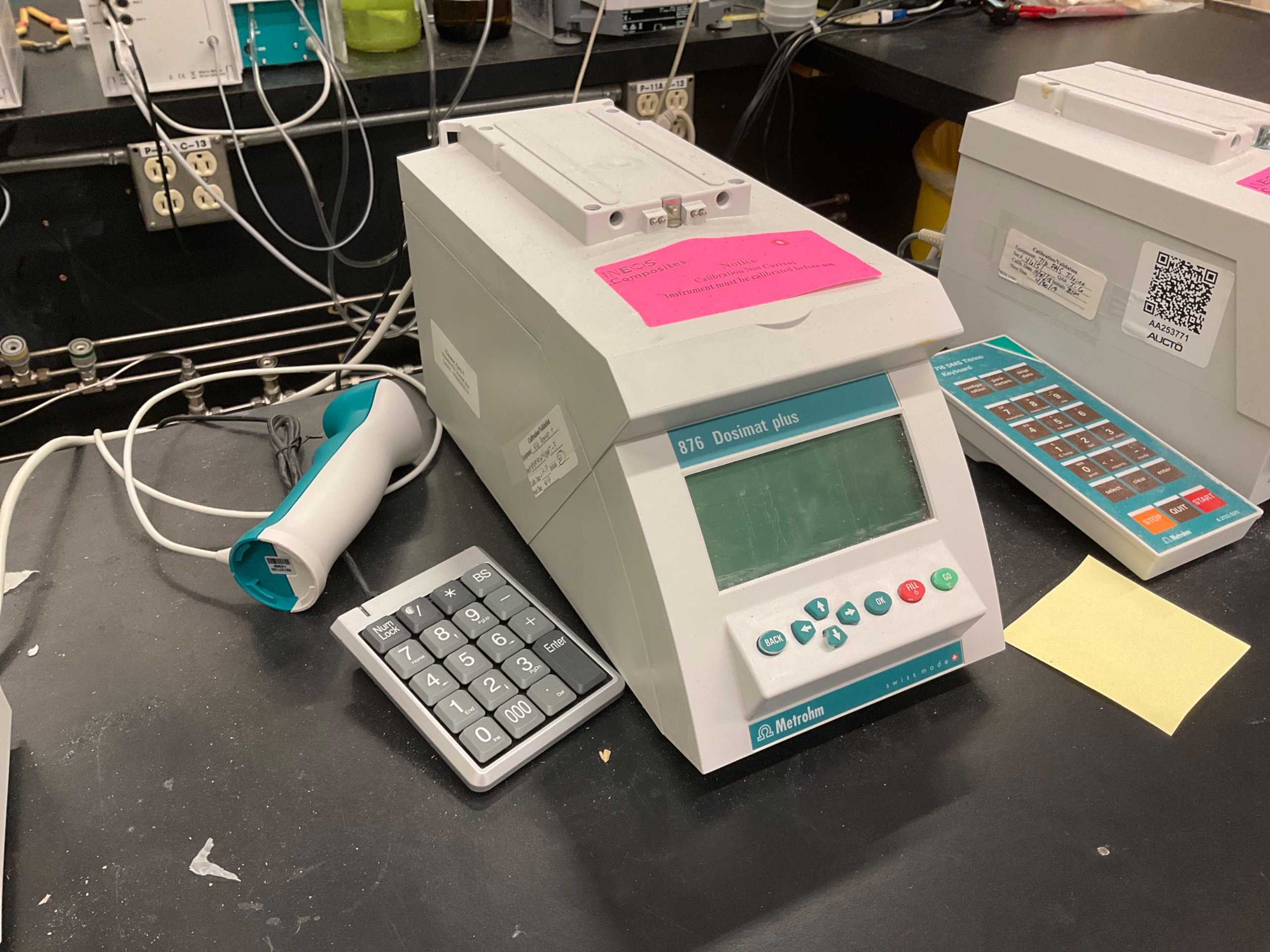 METROHM 876 DOSIMAT PLUS MANUAL TITRATION AND DOSING SYSTEM