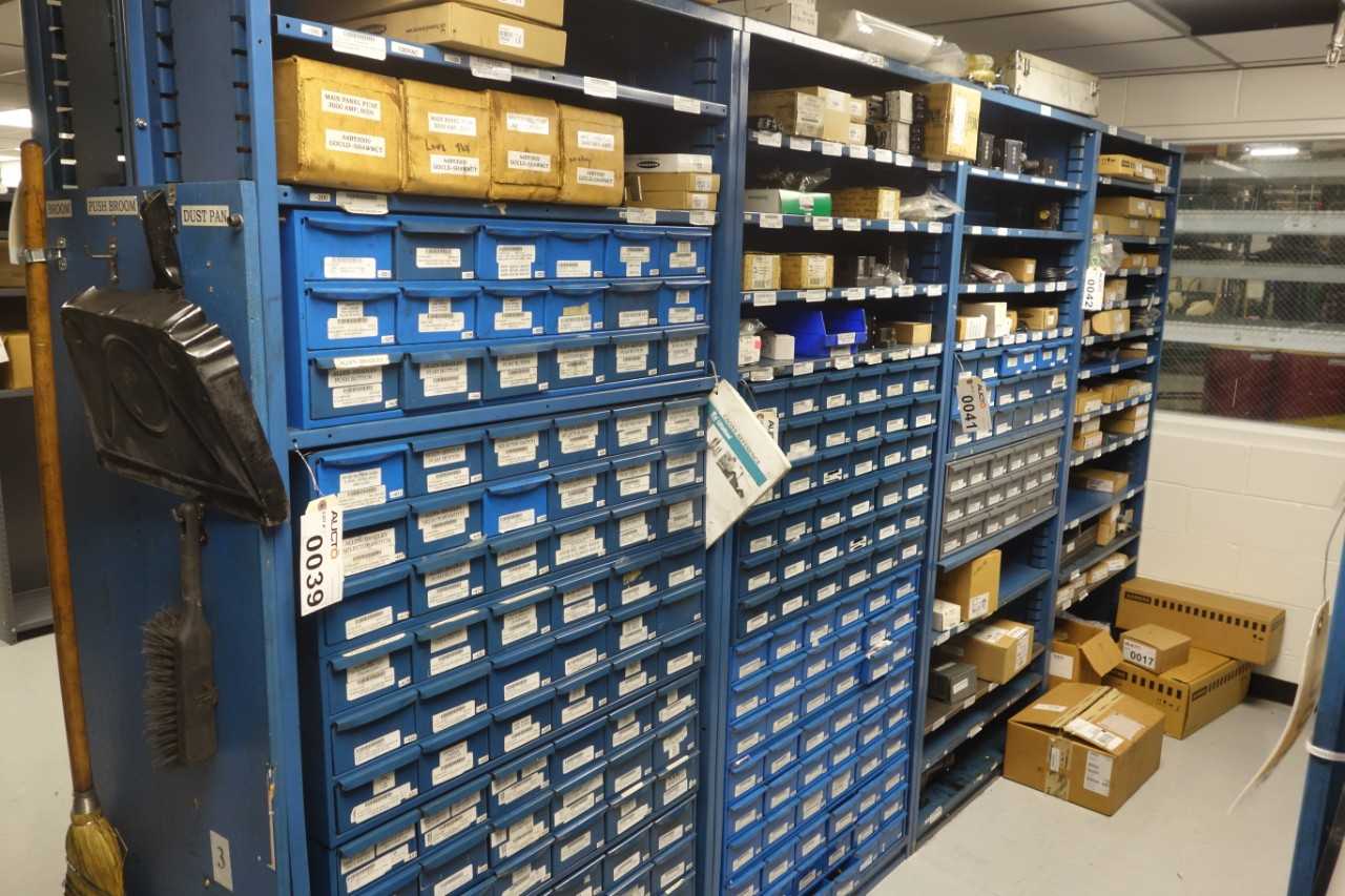 20x sections shelving excluding contents and pull-out shelving - SHELVING