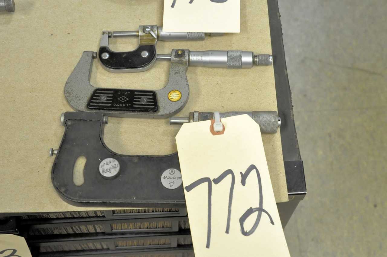 3 Various Outside Micrometers in 1 Group - ELECTRIC POWER TOOLS