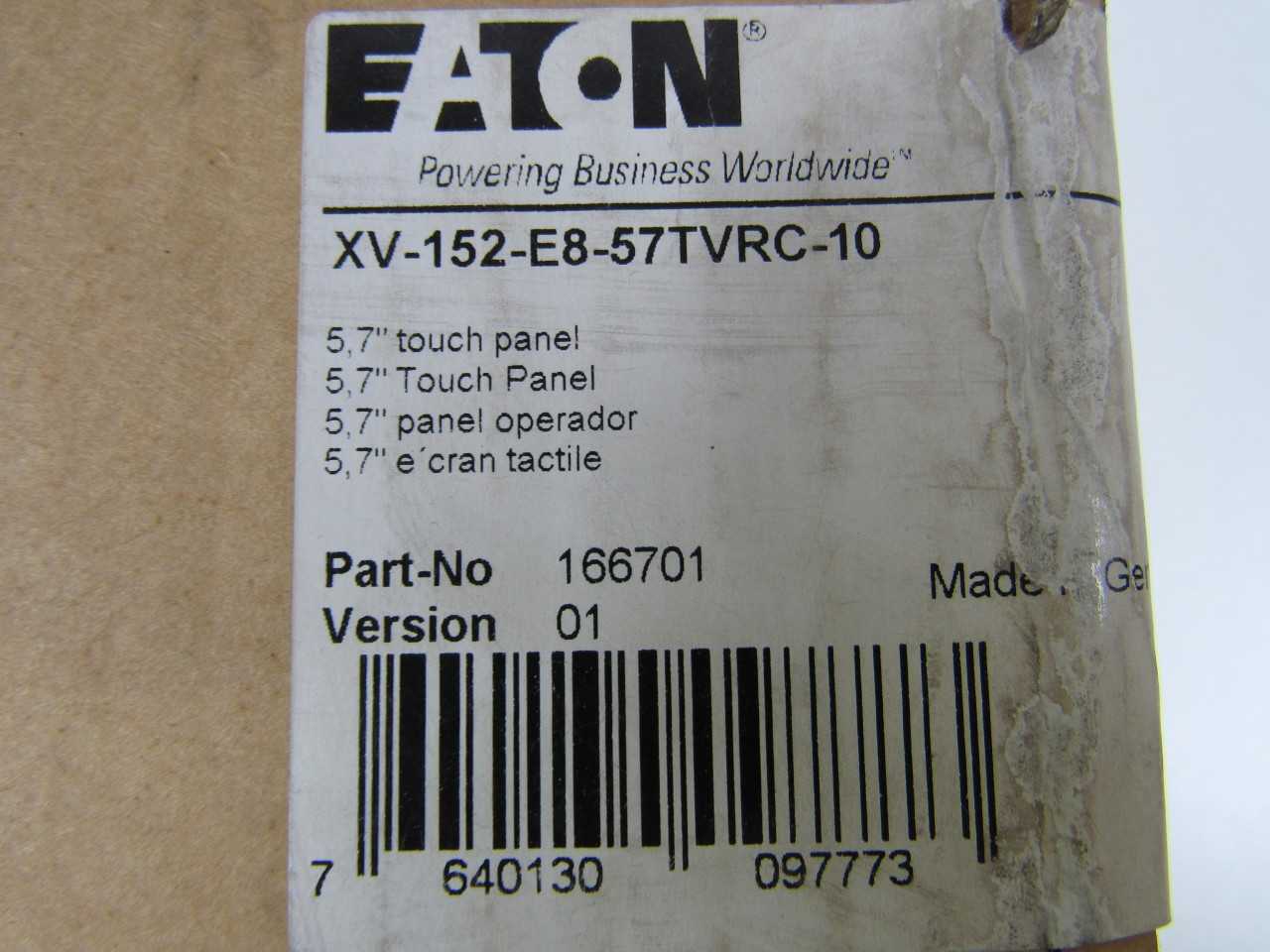 Quantity of 1x XV-152-E8-57TVRC-10 PLC/Process Logic Controllers - AUTOMATION & CONTROLS Quantity of 1x XV-152-E8-57TVRC-10 PLC/Process Logic Controllers - AUTOMATION & CONTROLS